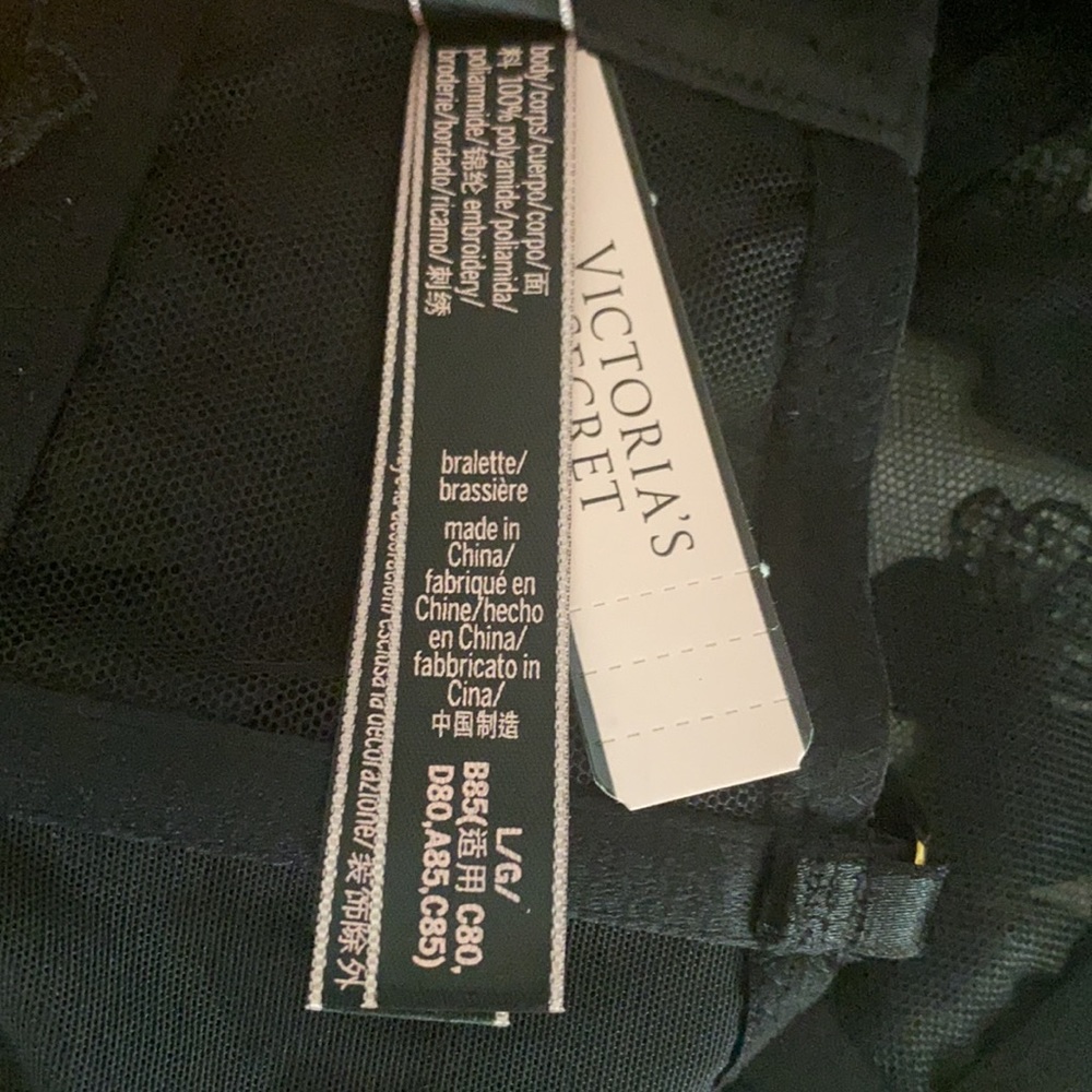 Victoria’s Secret Unlined Floral Embroidere Bra L - Picture 7 of 11